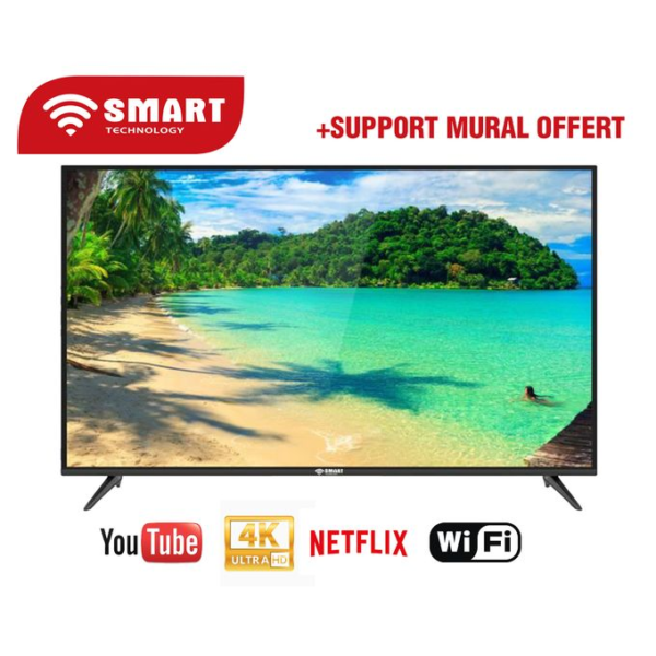 TELEVISION 50" UHD SMART TV, S2 + T2